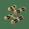 Boutons de manchette Onyx Diamants