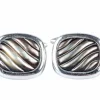 Boutons de manchette or blanc nacre