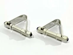 Boutons De Manchette Or Blanc Saphirs