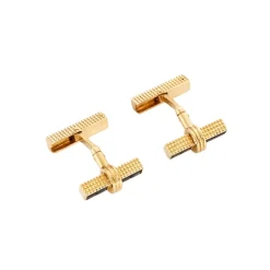 Boutons de manchette or jaune clous de Paris