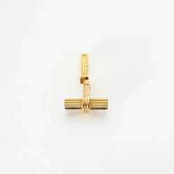 Boutons de manchette or jaune clous de Paris