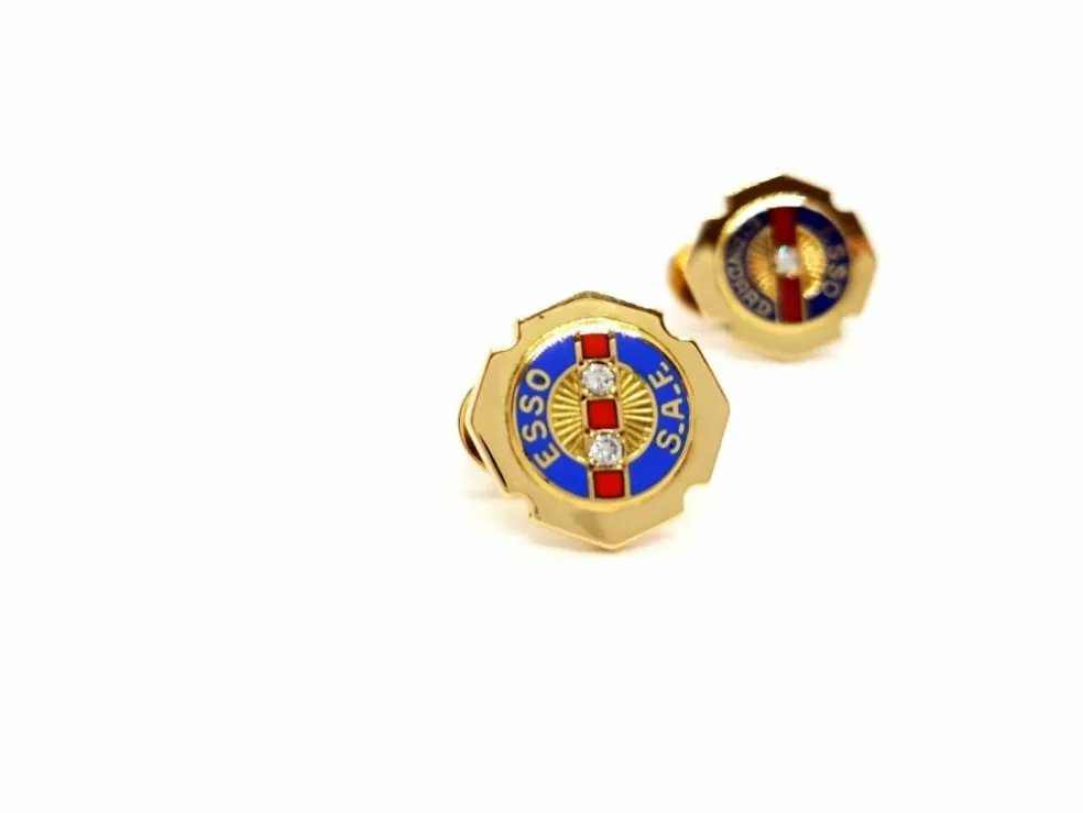 Boutons de manchette Or jaune Diamant