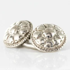 Boutons de manchettes anciens Argent