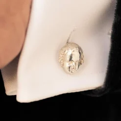 Boutons de manchettes Argent Chérubins
