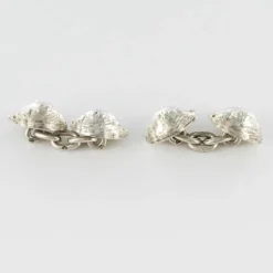 Boutons de manchettes Argent Chérubins