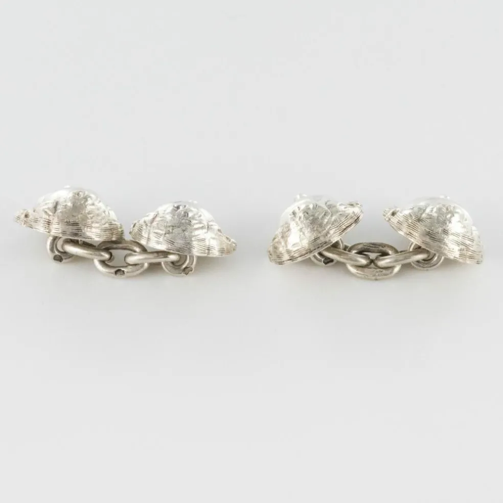 Boutons de manchettes Argent Chérubins