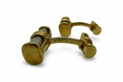 Boutons de manchettes or jaune Bry & G années 30