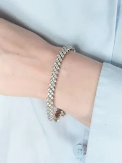 Bracelet 47 Baguettes Diamants