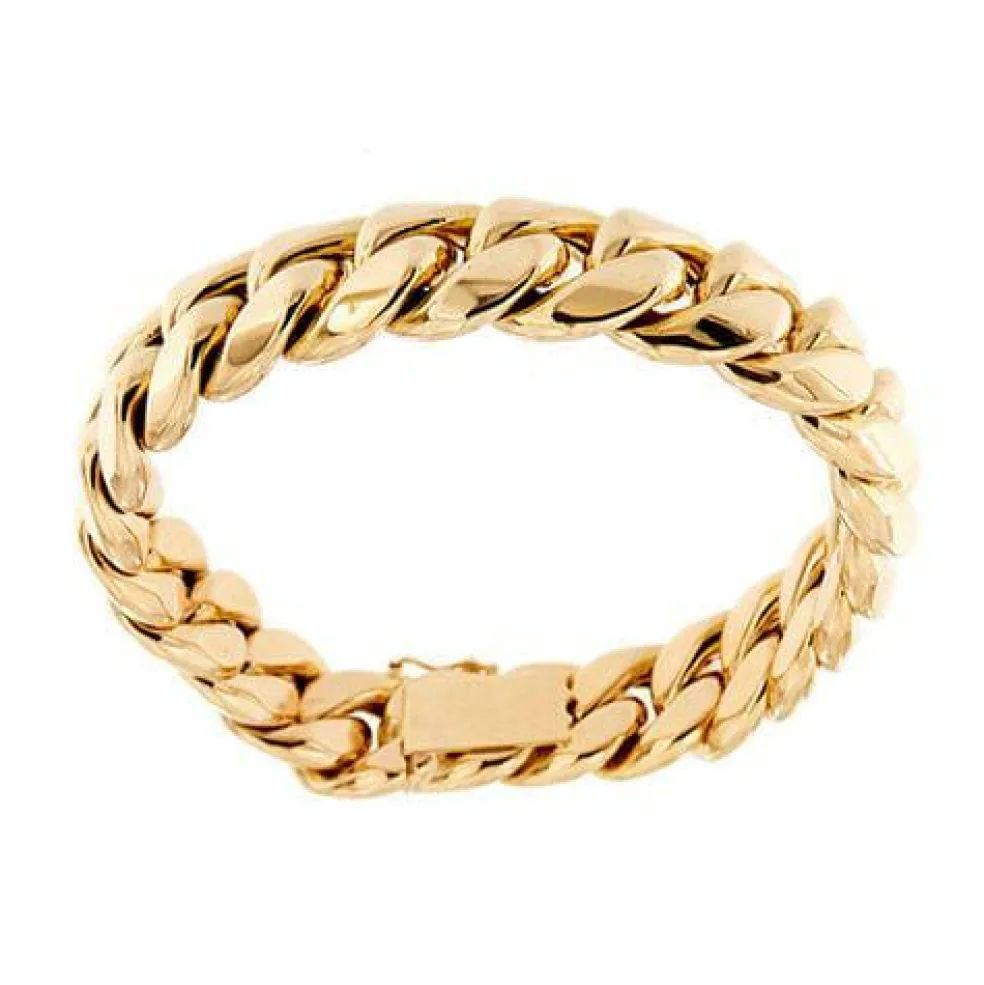 Bracelet à chaîne gourmette