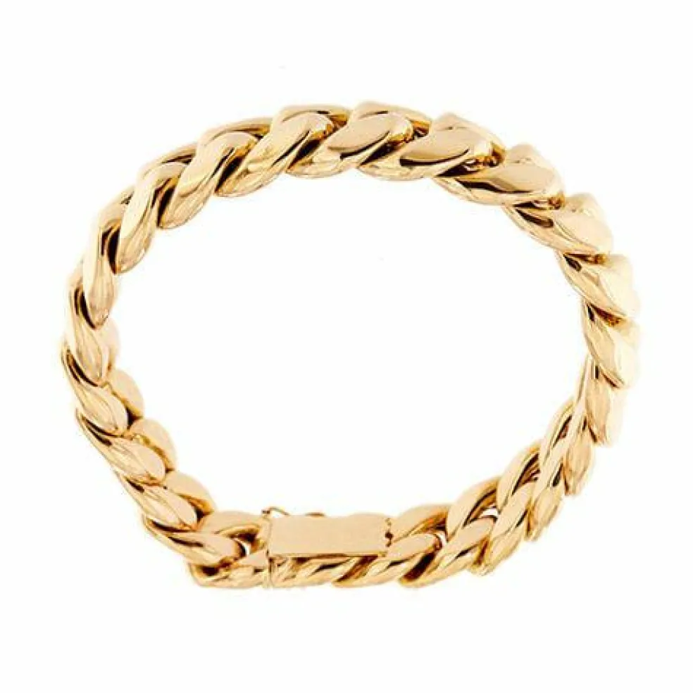 Bracelet à chaîne gourmette