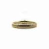 Bracelet à chaîne serpent épaisse en or 14 carats, style milieu de siècle