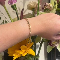 Bracelet « Closed Forever » en or jaune 14 carats