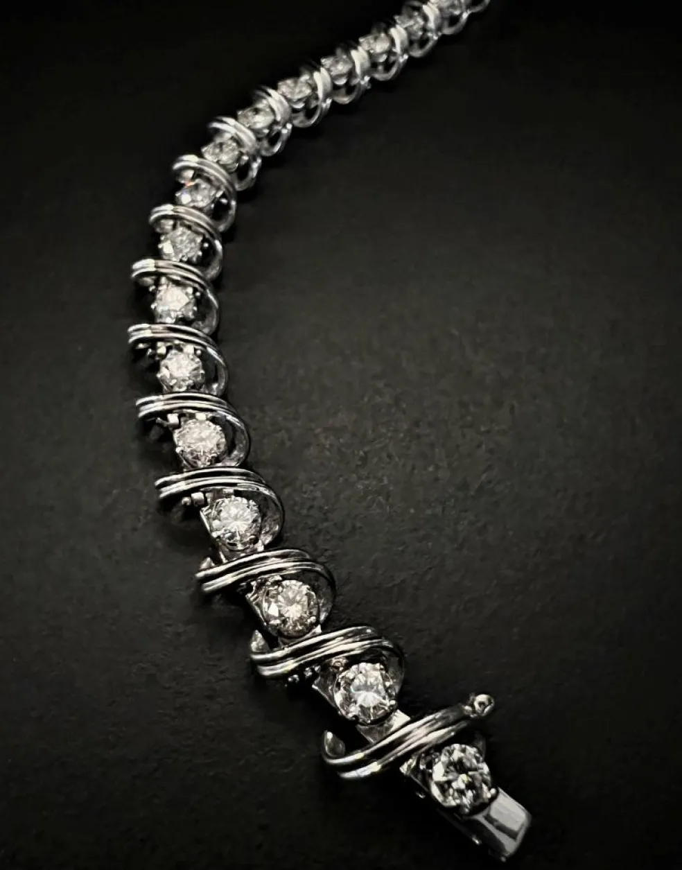 Bracelet diamants 5,25 ct