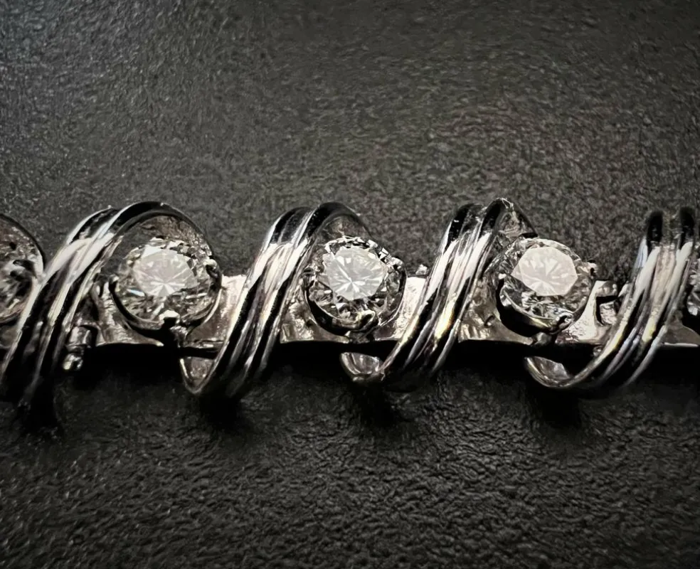 Bracelet diamants 5,25 ct