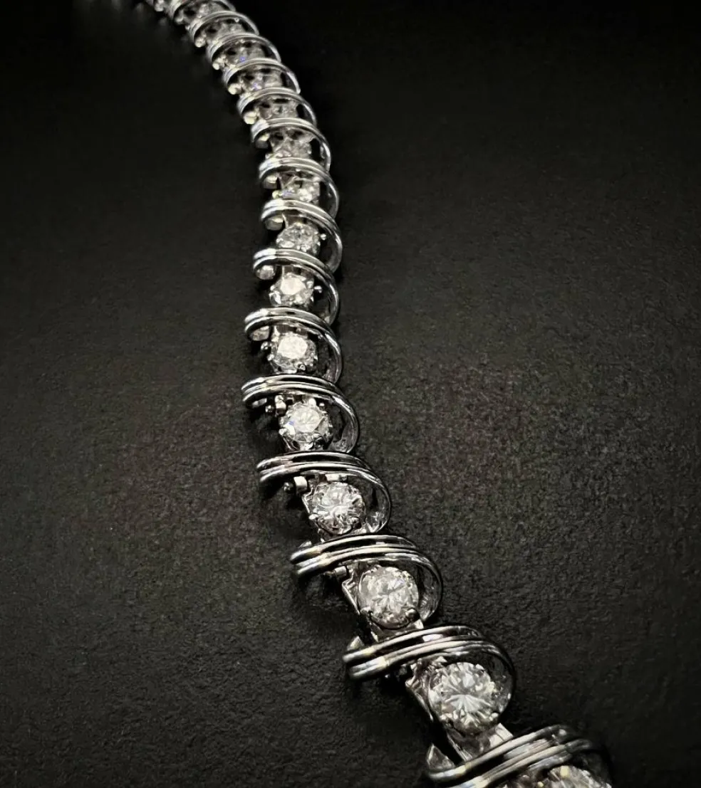Bracelet diamants 5,25 ct