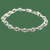 Bracelet à Maillons or blanc