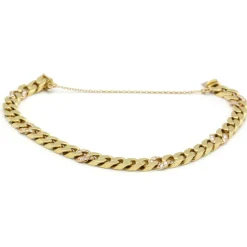 Bracelet - Or jaune et diamants