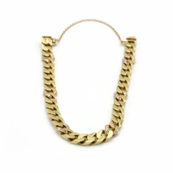 Bracelet - Or jaune et diamants
