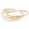 Bracelet 3 ors Or blanc, Or jaune, Or rose