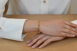 Bracelet 1900 rubis et diamants en or