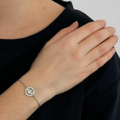 Bracelet - Smiley pavé de diamants