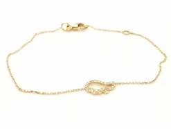 Bracelet Aile d'ange Or rose Diamant