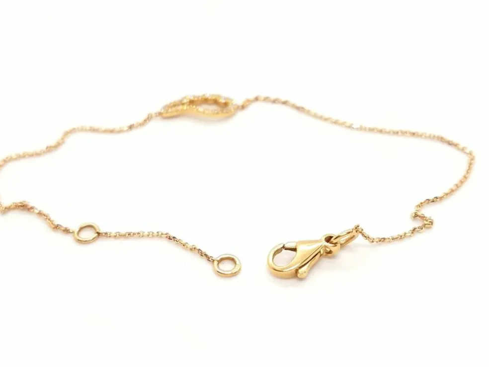 Bracelet Aile d'ange Or rose Diamant