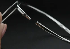 Bracelet alliance ovale en or blanc