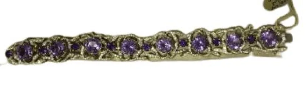 Bracelet Améthyste & Diamant par Julius Cohen