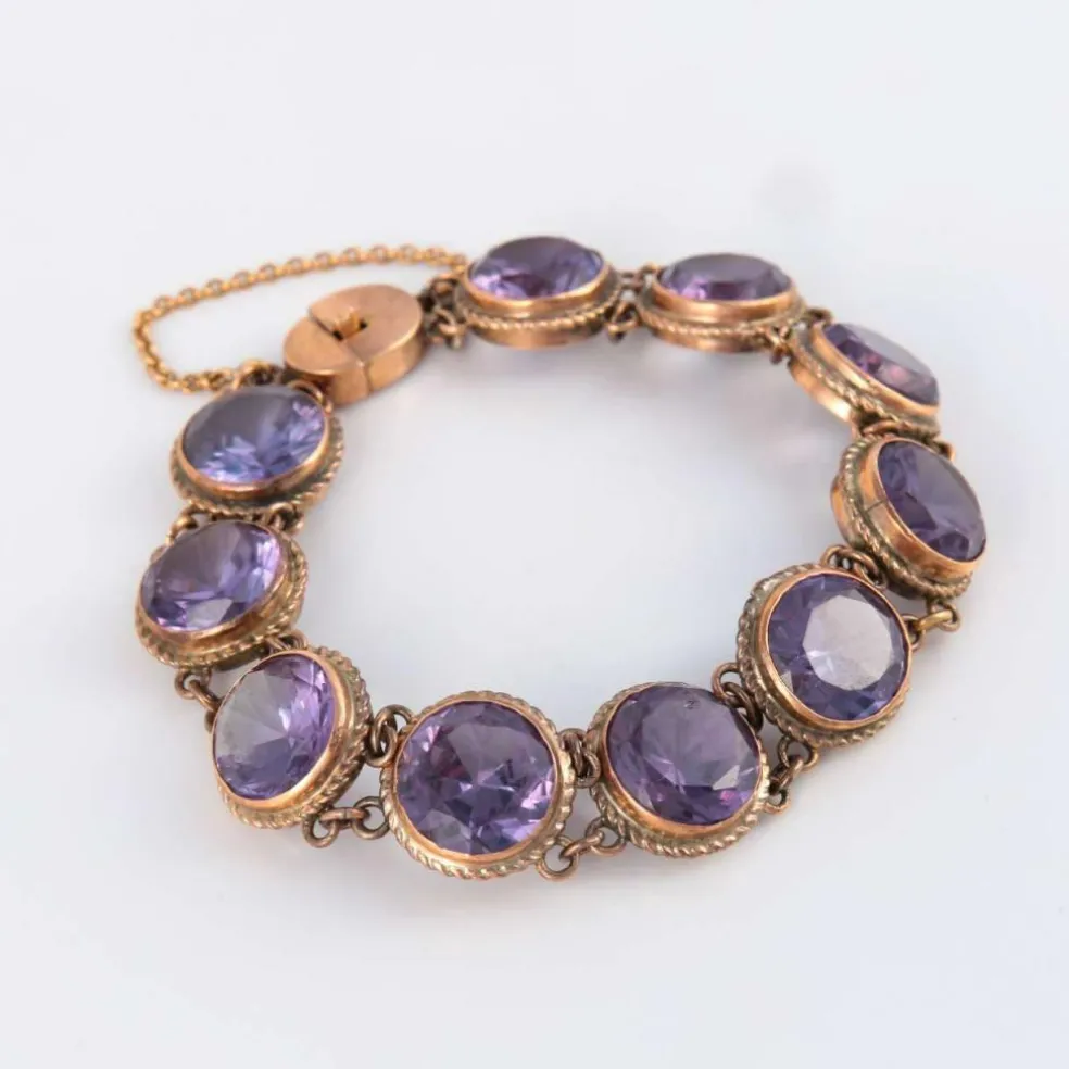 Bracelet Améthystes