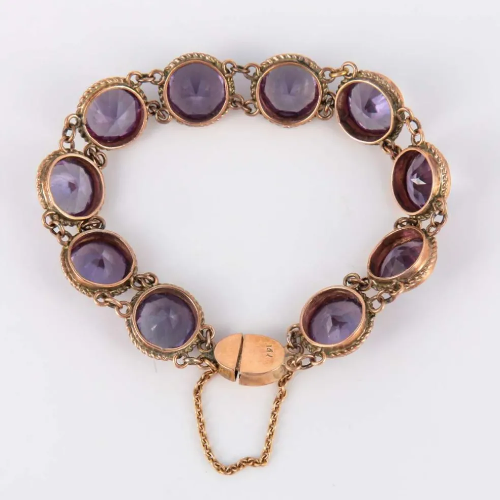 Bracelet Améthystes