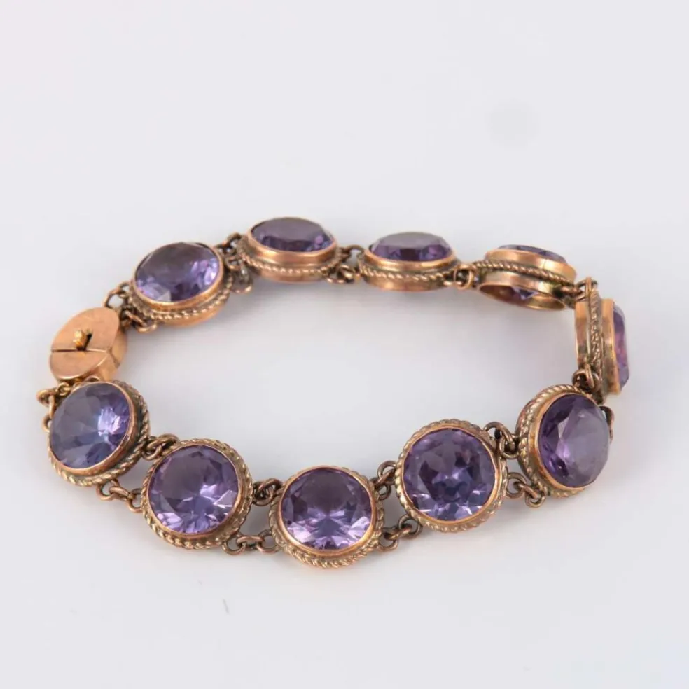 Bracelet Améthystes