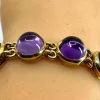 Bracelet Améthystes cabochon