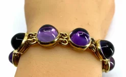 Bracelet Améthystes cabochon