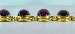 Bracelet Améthystes cabochon