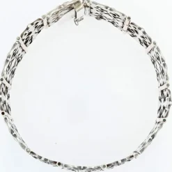 Bracelet ancien argent et vermeil