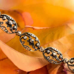 Bracelet ancien diamants taillés en rose