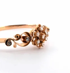 Bracelet ancien en or avec diamants exceptionnels