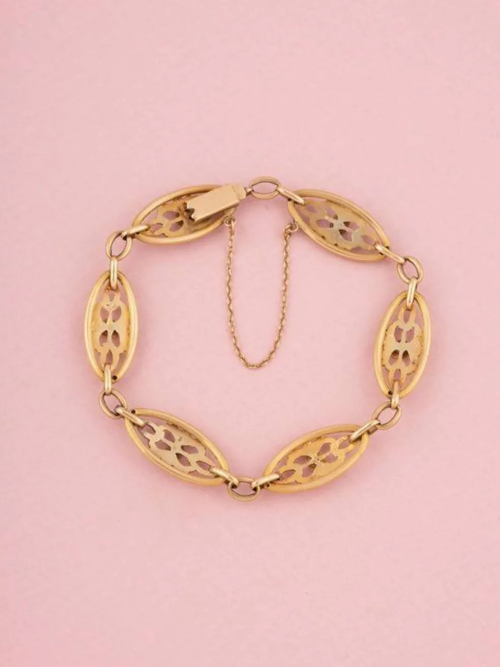 Bracelet ancien en or jaune 18k