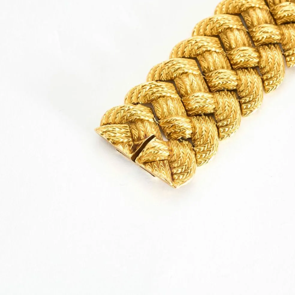 Bracelet ancien or jaune Charles X