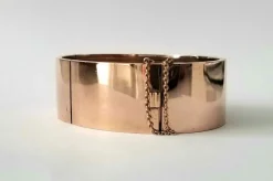 Bracelet ancien or rose, perles et diamants anciens