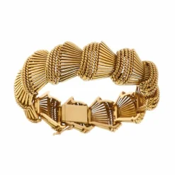 Bracelet Années 50' en Or Jaune