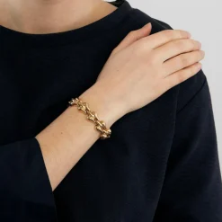 Bracelet années 50 tout or