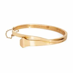 Bracelet antique à clous édouardiens L. Fritzsche en or rose 14 carats en forme de fer à cheval 1908
