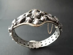 Bracelet Argent Diamants Taillés En Rose