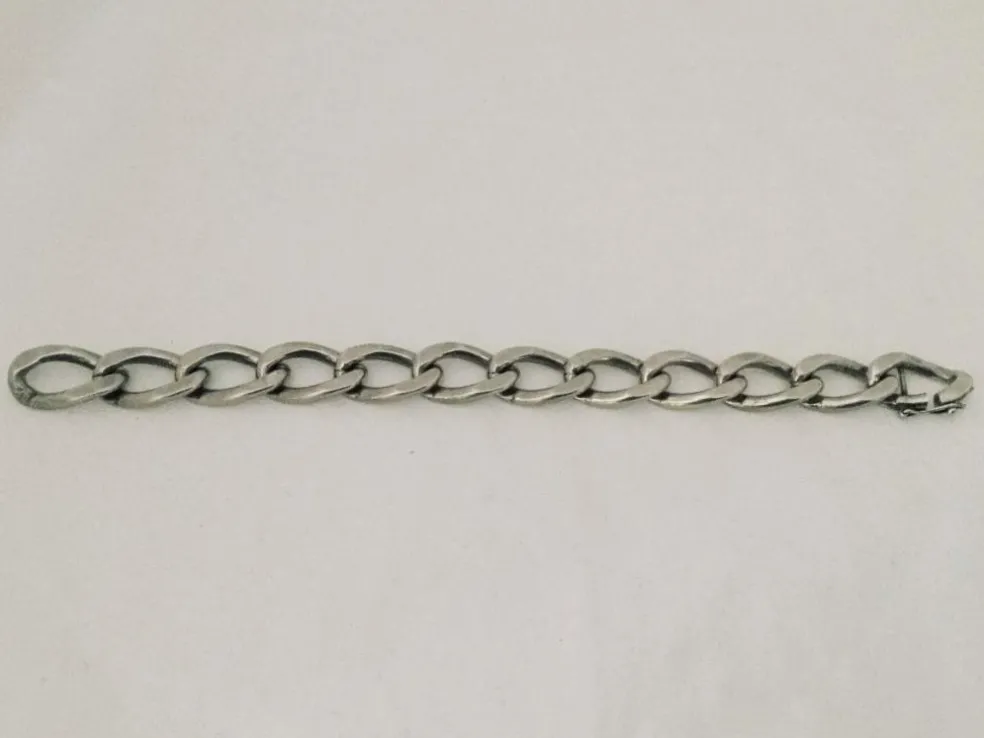 Bracelet Argent maille gourmette