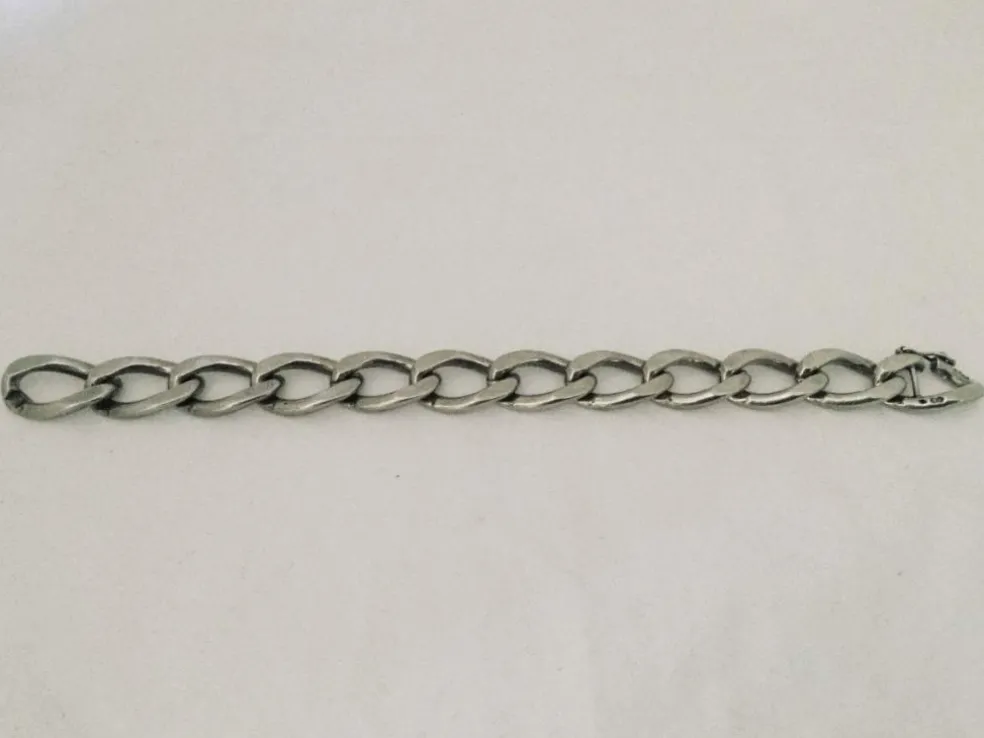 Bracelet Argent maille gourmette