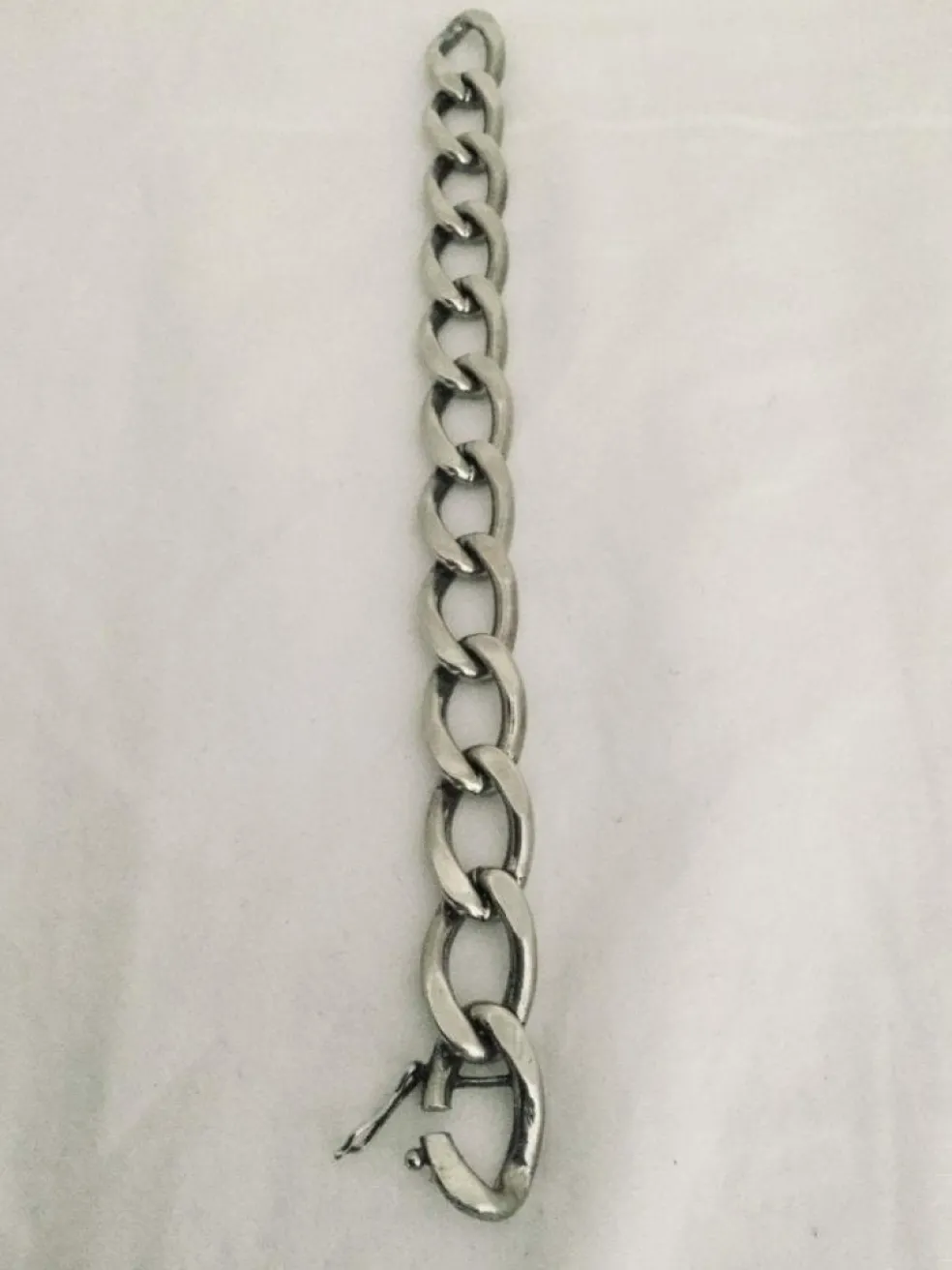 Bracelet Argent maille gourmette