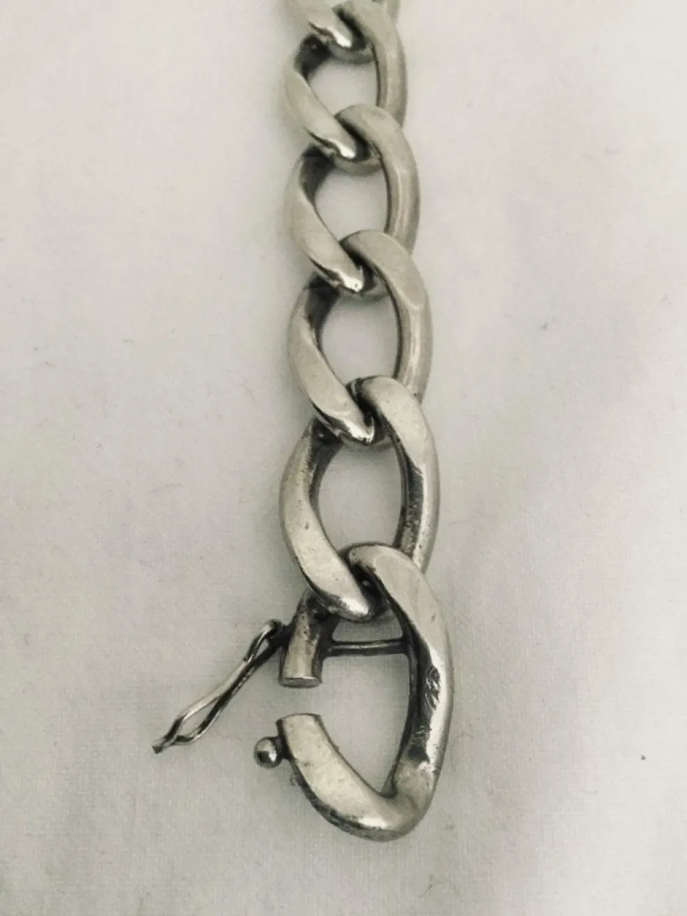 Bracelet Argent maille gourmette