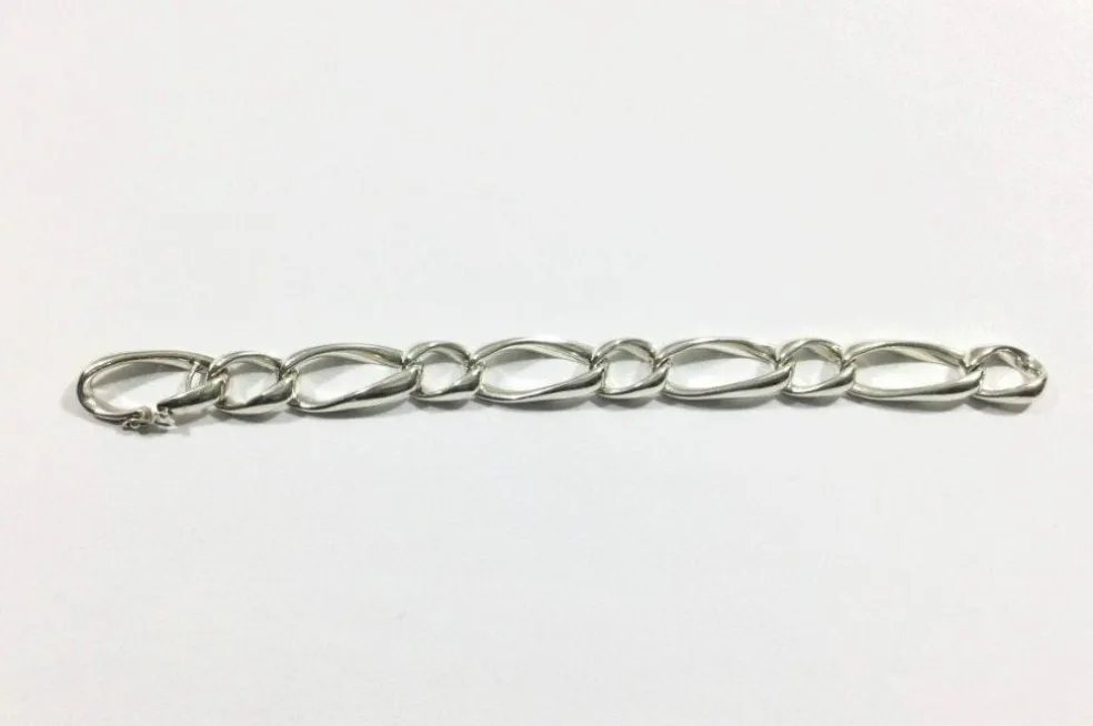 Bracelet Argent Mailles Cheval